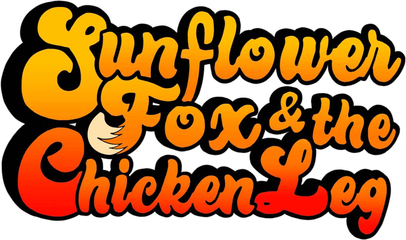 Sunflower Fox and the Chicken Leg Logo